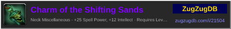 Charm of the Shifting Sands: forum signature banner