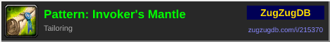 Pattern: Invoker's Mantle: forum signature banner