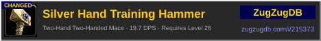 Silver Hand Training Hammer: forum signature banner