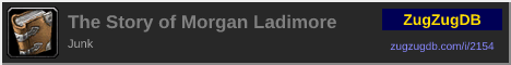 The Story of Morgan Ladimore: forum signature banner