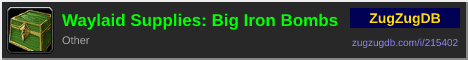 Waylaid Supplies: Big Iron Bombs: forum signature banner