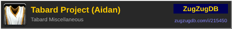 Tabard Project (Aidan): forum signature banner
