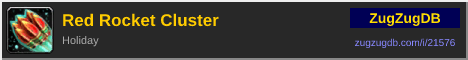 Red Rocket Cluster: forum signature banner