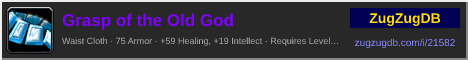 Grasp of the Old God: forum signature banner