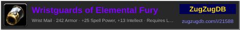 Wristguards of Elemental Fury: forum signature banner