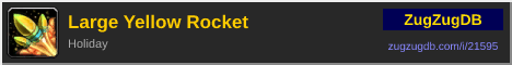 Large Yellow Rocket: forum signature banner