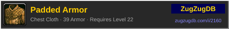 Padded Armor: forum signature banner