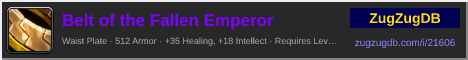 Belt of the Fallen Emperor: forum signature banner