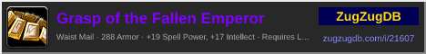 Grasp of the Fallen Emperor: forum signature banner