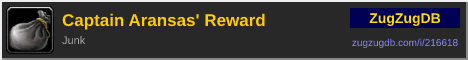 Captain Aransas' Reward: forum signature banner