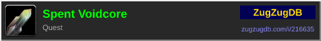 Spent Voidcore: forum signature banner