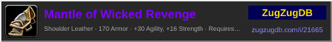 Mantle of Wicked Revenge: forum signature banner