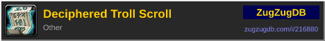 Deciphered Troll Scroll: forum signature banner