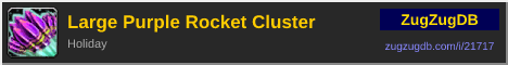 Large Purple Rocket Cluster: forum signature banner