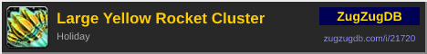 Large Yellow Rocket Cluster: forum signature banner