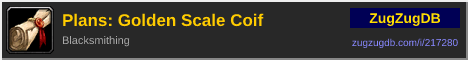 Plans: Golden Scale Coif: forum signature banner