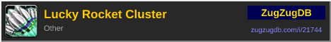 Lucky Rocket Cluster: forum signature banner