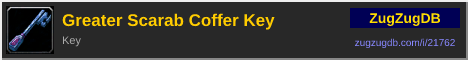 Greater Scarab Coffer Key: forum signature banner