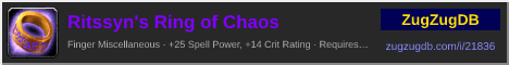 Ritssyn's Ring of Chaos: forum signature banner