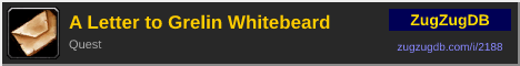 A Letter to Grelin Whitebeard: forum signature banner