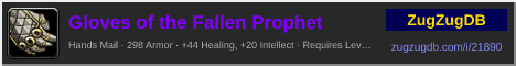 Gloves of the Fallen Prophet: forum signature banner