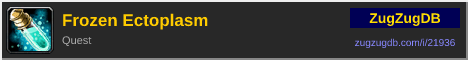 Frozen Ectoplasm: forum signature banner