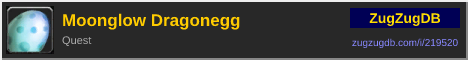 Moonglow Dragonegg: forum signature banner