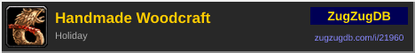 Handmade Woodcraft: forum signature banner