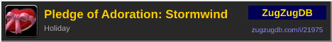 Pledge of Adoration: Stormwind: forum signature banner
