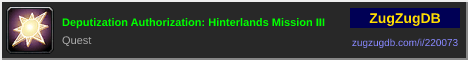 Deputization Authorization: Hinterlands Mission III: forum signature banner