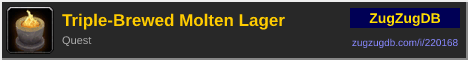 Triple-Brewed Molten Lager: forum signature banner