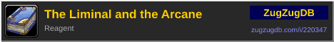 The Liminal and the Arcane: forum signature banner