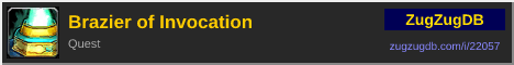 Brazier of Invocation: forum signature banner