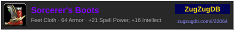 Sorcerer's Boots: forum signature banner