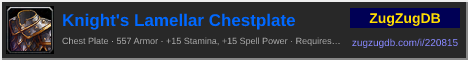 Knight's Lamellar Chestplate: forum signature banner
