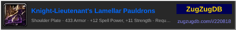 Knight-Lieutenant's Lamellar Pauldrons: forum signature banner