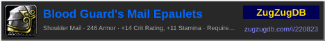 Blood Guard's Mail Epaulets: forum signature banner