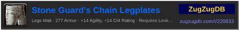 Stone Guard's Chain Legplates: forum signature banner