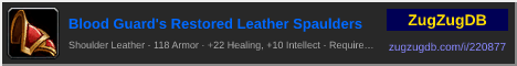 Blood Guard's Restored Leather Spaulders: forum signature banner