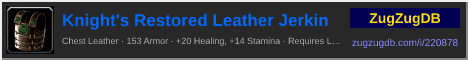 Knight's Restored Leather Jerkin: forum signature banner