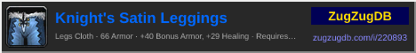 Knight's Satin Leggings: forum signature banner