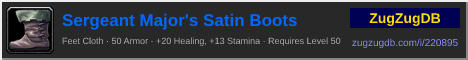 Sergeant Major's Satin Boots: forum signature banner