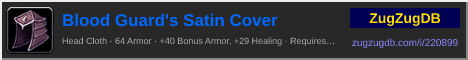 Blood Guard's Satin Cover: forum signature banner