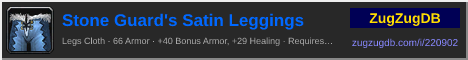 Stone Guard's Satin Leggings: forum signature banner