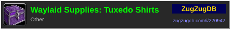 Waylaid Supplies: Tuxedo Shirts: forum signature banner