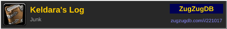 Keldara's Log: forum signature banner