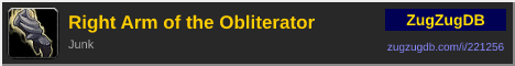 Right Arm of the Obliterator: forum signature banner
