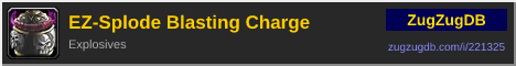 EZ-Splode Blasting Charge: forum signature banner