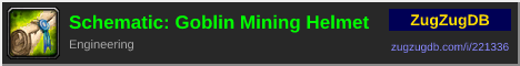 Schematic: Goblin Mining Helmet: forum signature banner