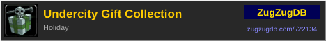 Undercity Gift Collection: forum signature banner
